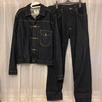 Lee x Scye 카우보이 자켓 & 팬츠 세트