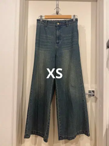 [ CLEL ] 빈티지 디자인 플레어 데님 팬츠 XS