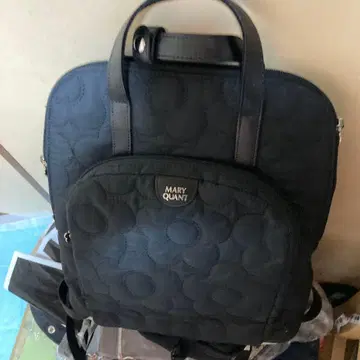 MARY QUANT 블랙 백팩
