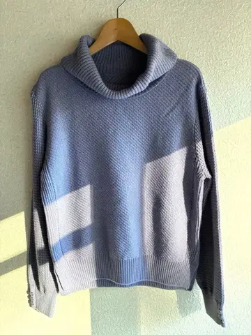 reflect 그레이 터틀넥 니트 스웨터 M 사이즈