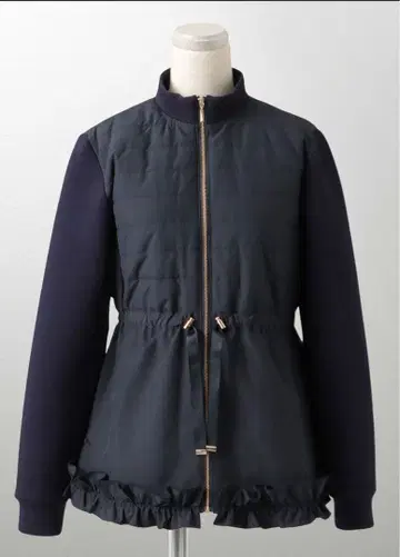 퀼팅 충전솜 페플럼 자켓 HUIT bouquet