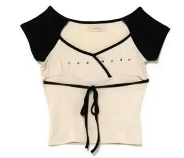 andmary Alma cachecoeur tops 앤드마리 반팔