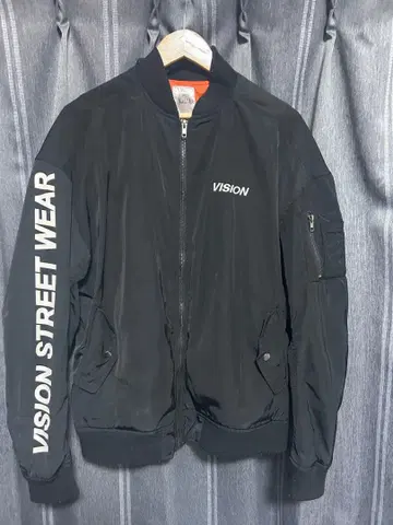 VISION STREET WEAR MA-1 자켓 블랙
