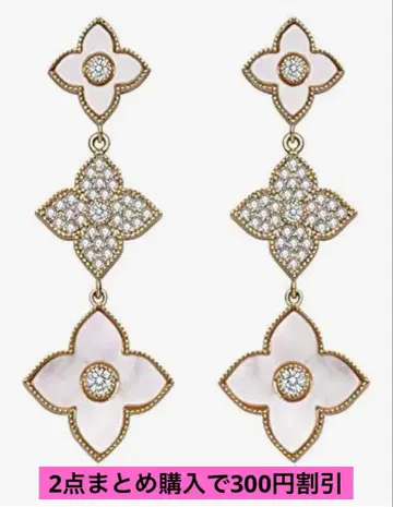 실버 플라워 귀걸이