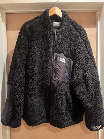 블랙 위어드 / 플리스 트랙 재킷 블랙