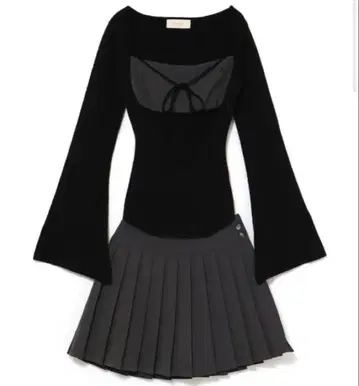 andmary Gisele knit set up gray