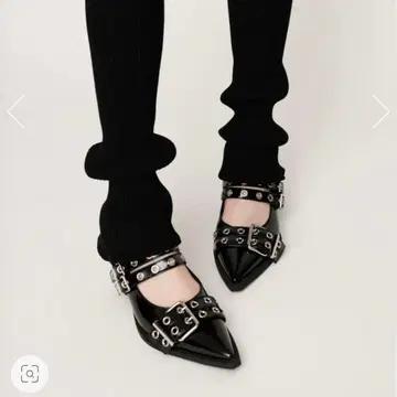 [ SLY ] 포인트 토 벨티드 샌들