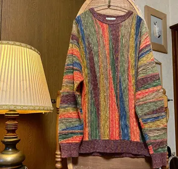 70s USA 이탈리아 유럽 빈티지 앤티크 패턴 니트