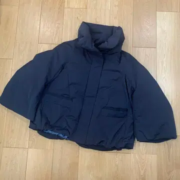 새상품급 유니클로 +j [M] 질 샌더 하이브리드 다운 숏 네이비