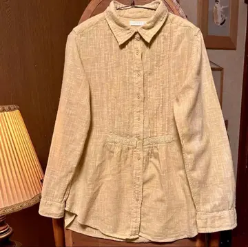 70년대 유럽 앤티크 빈티지 구제 의류 린넨 셔츠 블라우스