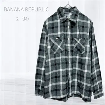 D.M.G. (도밍고) 긴팔 체크 무늬 셔츠 일본제  소재 2(M)