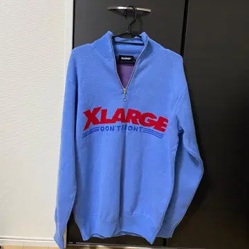 XLARGE 엑스라지 니트 하프 지퍼 트레이닝복