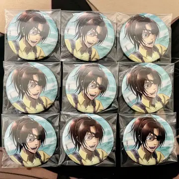 진격의 거인 한지 바다 캔뱃지 풀컬러ver.