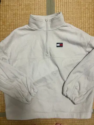 TOMMY JEANS 플리스 자켓 L 화이트