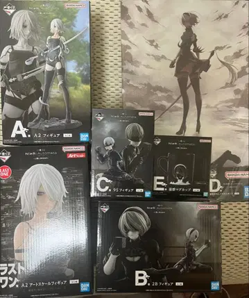 제일복권 NieR:Automata A, B, C, D, E 라스트 원상