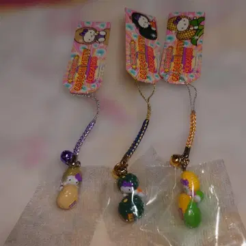 홋카이도 한정 지역 한정 키티 스트랩 감자 호박 옥수수 3개 세트