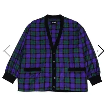 MILK 토르테 체크 가디건