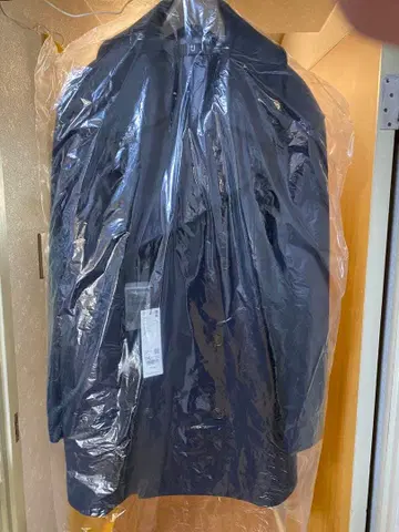 울 블렌드 오버사이즈 피 코트 네이비 유니클로 J+ 새상품