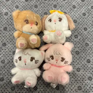 mikko 캐릭터 봉제 인형 전 4종 컴플리트