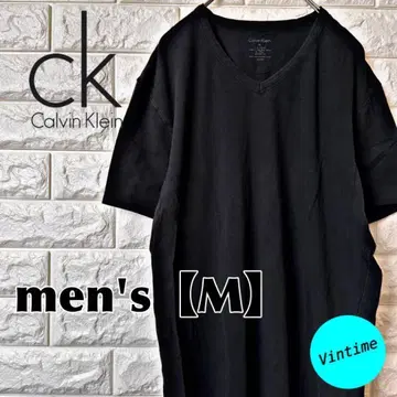 AH88 [Calvin Klein] 프린트T셔츠 [남성용M] 블랙