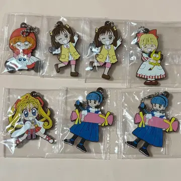 리본 캡슐 러버 마스코트 x 7