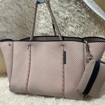 스테이트 오브 이스케이프 플라잉 솔로 핑크 토트백 파우치