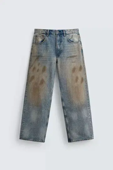 ZARA 빈티지 가공 배기진 38