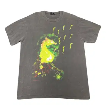 NIRVANA Seahorse 타츠노오토시고 닐바나 셔츠 구제 의류