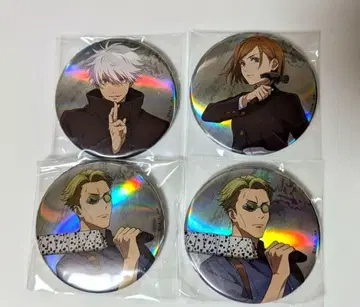 주술회전 climax 캔뱃지 4개 세트