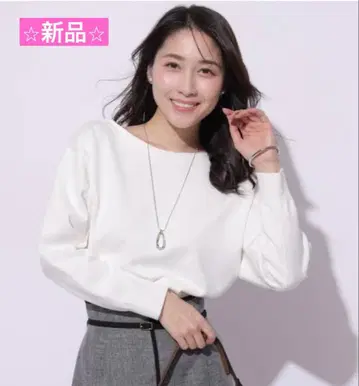 앱와이어리쉬 2way 루즈핏 니트 화이트