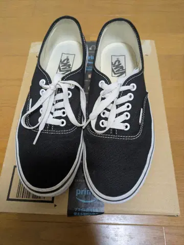 VANS 블랙 스니커즈 오센틱