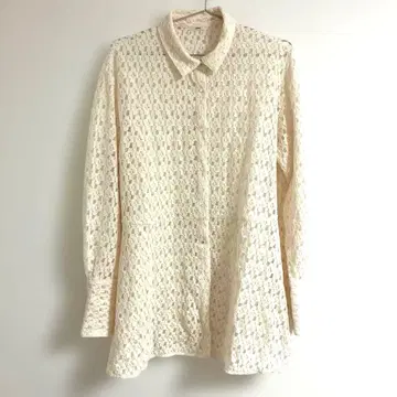 [IENA] 전체 레이스 튜닉 블라우스