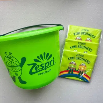 제스프리 키위 브라더스 포켓 티슈 & 바케츠