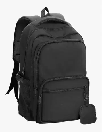 블랙 백팩 백팩