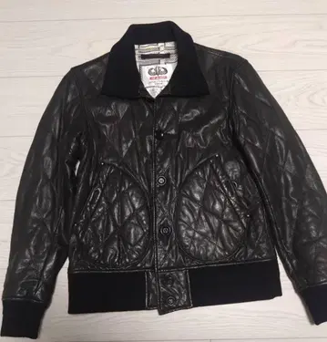 OR GLORY 천연 가죽 퀼팅 자켓 36