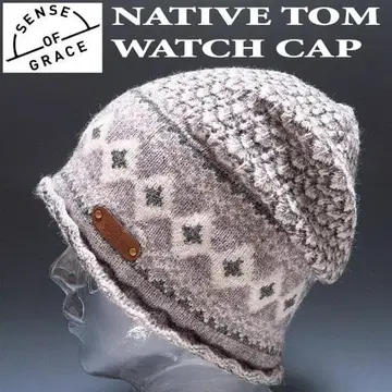 새상품 센스 오브 그레이스 노르딕 니트 캡 GR 남녀 공용 와치