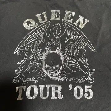 퀸 QUEEN TOUR 티셔츠 2005년 L 사이즈