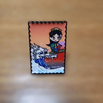 오사카 만박 이탈리아짱 핀 배지