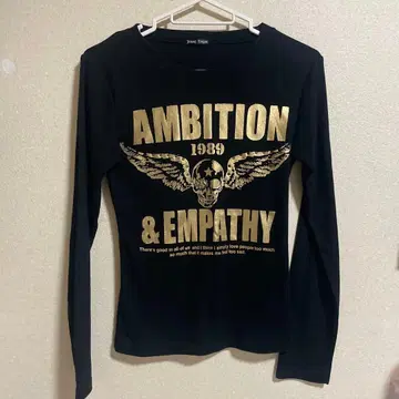 AMBITION & EMPATHY 1989 긴팔 T셔츠