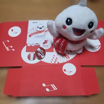 AKA 오스트리아 마스코트 키링 핀 배지