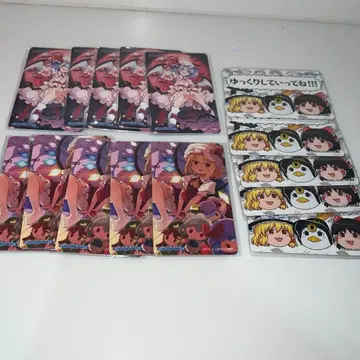 동방 Project x CHUNITHM Aime 각 5장 세트