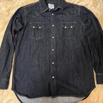 Branchworks 다크 데님 긴팔 셔츠 M