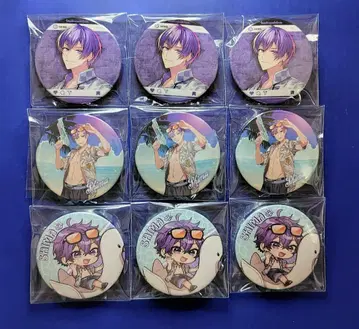 시마 우라시마사카타센 여름 투어 2022 캔뱃지 9개 세트