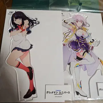 그리드맨 신규 일러스트 아크릴 스탠드 타카라다 리카 신조 아카네