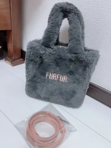 FURFUR 퍼퍼 에코 퍼 토트백 차콜 그레이