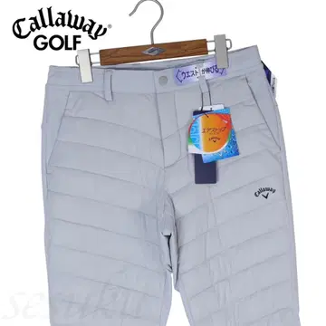 [ 4L ] 가을/겨울 캘러웨이 골프 퀼팅 속기모 충전솜 조거 팬츠