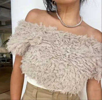 새상품급 searoomlynn 푸들 Yarn 2way 쇼트 니트