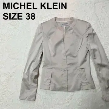 미쉘클랑 노카라 자켓 심플 레이온 코튼 (14)