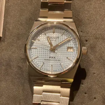 티쏘 PRX 오토매틱 35mm 아이스 블루 다이얼