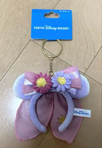 디즈니 판타지 스프링스 라푼젤 머리띠 키체인